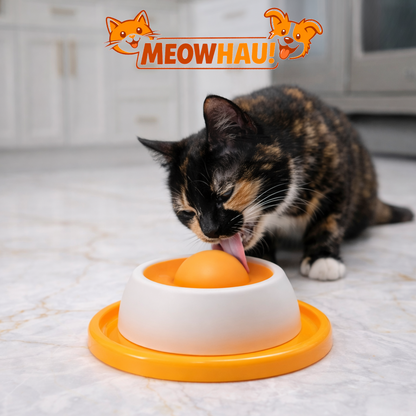 MeowHau™ | Miska Aktywna dla twoich pupili – Zabawa i Smakołyki
