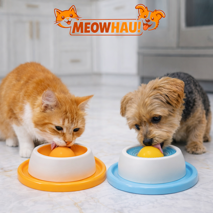 MeowHau™ | Miska Aktywna dla twoich pupili – Zabawa i Smakołyki